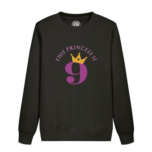 Sweatshirt fille 9 ans cadeau anniversaire thème princesse magique