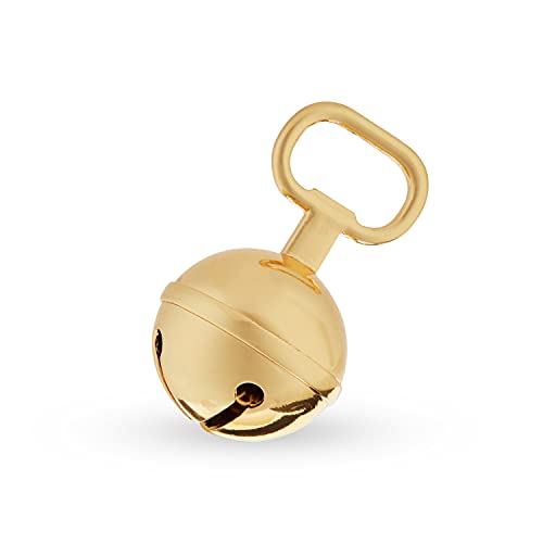 Twine Jingle Bell Novelty Bottle Openers, Set of 1, Gold