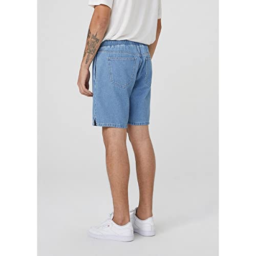 Bermuda Jeans Masculina Taper - Azul G