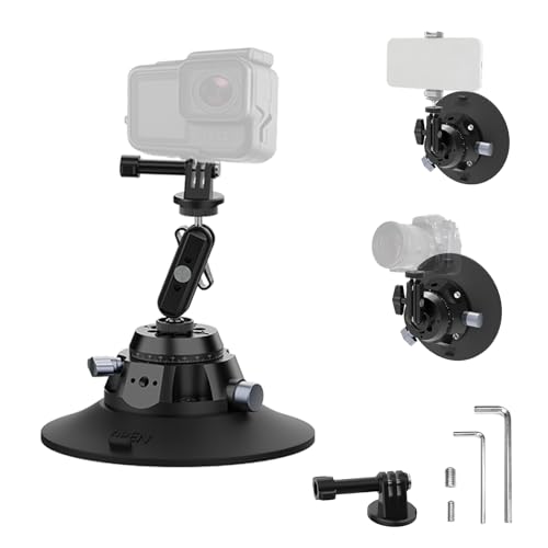 EMART Suction Cup Camera Mount with Adjustable Arm