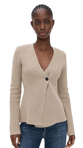 Line & Dot Women's Atleigh Sweater, Oatmeal, Tan, XS