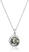 Sterling Silver Tahitian Cultured Black Pearl (8.0-8.5mm) Love Knot Pendant Necklace