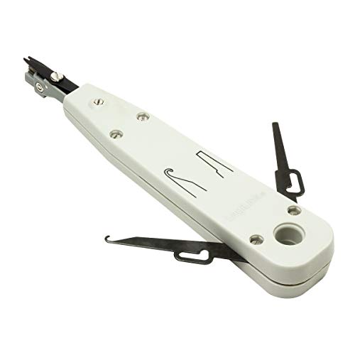 Kit de montaje para cables Ethernet con crimpadora precisa y tester de red LAN 6