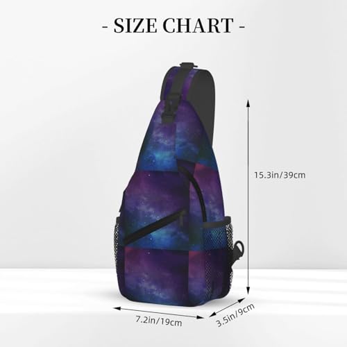 Universe With Stars And Galaxy Interstellar Stylish Men'S Messenger Bag - Durable Polyester, Huge Capacity & Adjustable Strap3