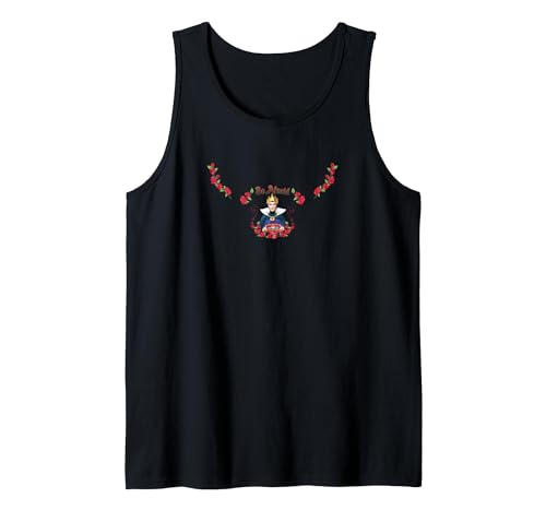 Débardeur Disney Evil Queen Blanche-Neige t-shirt sans manches imprimé roses