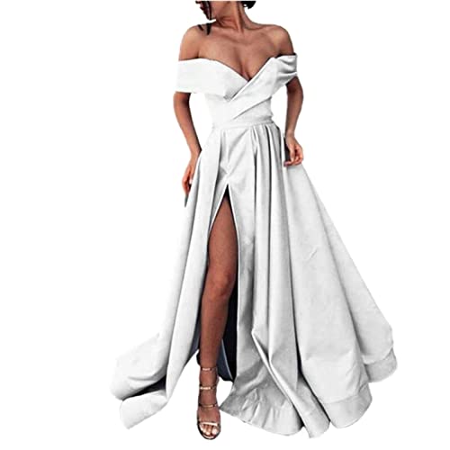 Cocktailkleid Schwarz Langarm Ballkleider Damen Lang Damen Elegant...