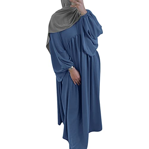 Manteau de prière islamique ample pour femme musulmane en taille L