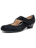 ARA Catane, Pompe Femme, Noir, 41.5 EU large