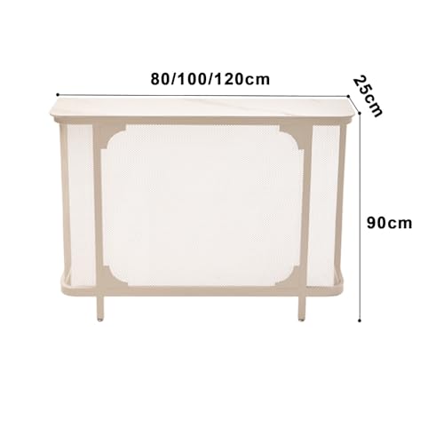 Housse de chauffage moderne en fer pour optimiser le rangement du salon
