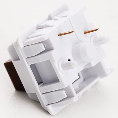 Image of MELETRIX WS Brown Mechanical Keyboard Switches, 5 Pin Pre Lubed Tactile Switches for Mechanical Gaming Keyboard (35pcs)
