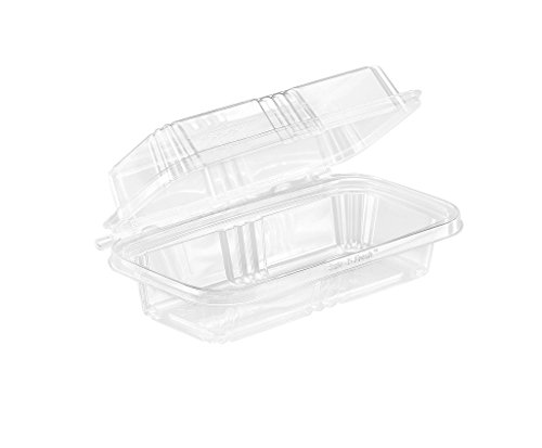 Safe-T-Fresh Grab and Go High Quality Food Container, Clear Plastic, Safe-T-Guard Tear Strip Lock Lid, 150 Pack, By Inline Plastics