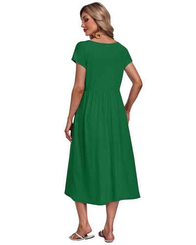 Robe ample décontractée à manches courtes avec poches intégrées pour un confort total - 5
