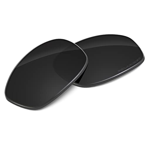 Tintart Performance Replacement Lenses Compatible with Oakley Straight Jacket 2007 Polarized Etched-Carbon Black