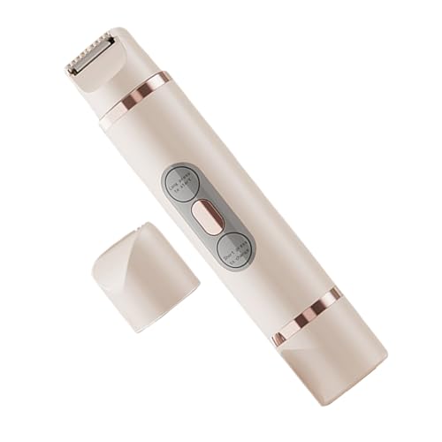 Afeitadora Eléctrica Para Mujer - Afeitadora Recargable En Seco Y Húmedo, Depiladora De Doble Cabezal | Recortador De Púbico Pequeño, De Bikini Para Piernas, Cara, Axilas, Aseo Person