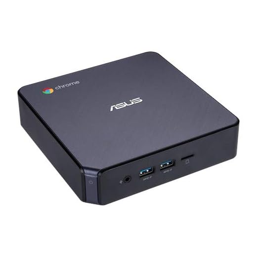 ASUS CHROMEBOX 3-N017U Mini PC with Intel Celeron, 4K UHD Graphics and Power Over Type C Port, Star Gray (Renewed)