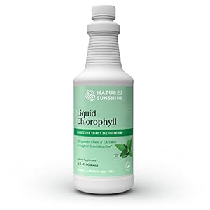 Nature’s Sunshine Chlorophyll Liquid, 16 Fl Oz, Kosher | Fresh Mint Chlorophyllin Assists Detoxification and Provides…