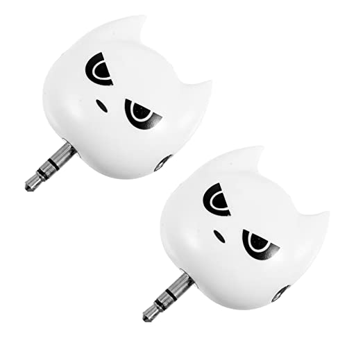 KONTONTY 2 Uds Divisor De Auriculares Divisor De Audio Adaptador De Auriculares Cable Divisor para Auriculares Divisor De Auriculares De 3 Salidas Adaptador De Auriculares Divisor De
