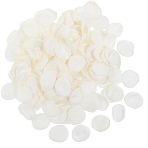 Qianyu - 300 pétalos de rosa artificiales de seda para centros de mesa de boda, decoración romántica de flores nocturnas, pétalos falsos, accesorios para el día de San Valentín, fiesta, aniversario,