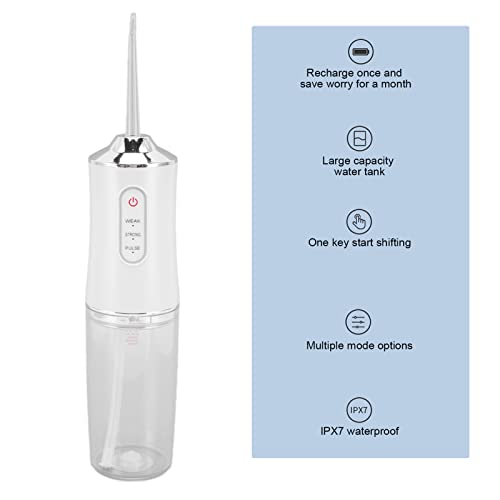 Irrigador oral, bateria de 800 mAh tr�s modos �gua fio dental sem fio 220 ml grande capacidade para