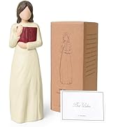 NINNSSOT Book Lovers Gifts Bookshelf Decor Aesthetic Reading Decor Figurines, Bookish Gifts for R...