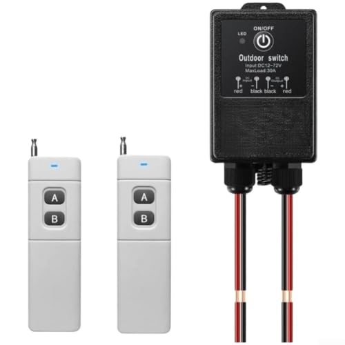 Interruptor RF de 30A para activar el motor de la puerta desde el coche 2