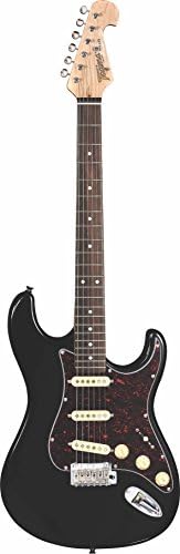 GUITARRA ELETRICA CLASSIC TAGIMA STRATO T-635 PRETA ESCALA CLARA