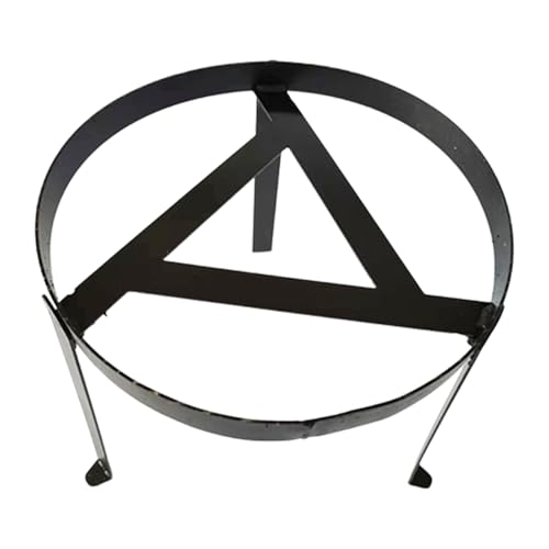 Campfire Cooking Stand - Durable Steel Tripod Grill para fuego al aire libre, equipos portátiles plegables con cadena de colgación, equipo de campamento para senderismo, picnic, barbacoa, trekking,