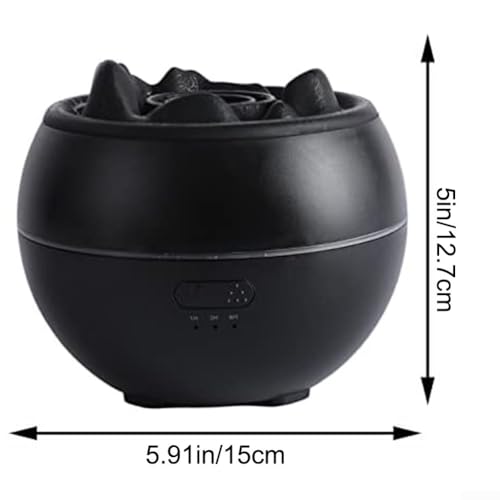 Diffuseur d'aromathérapie flamme 360 ml noir : votre rituel sommeil - 3