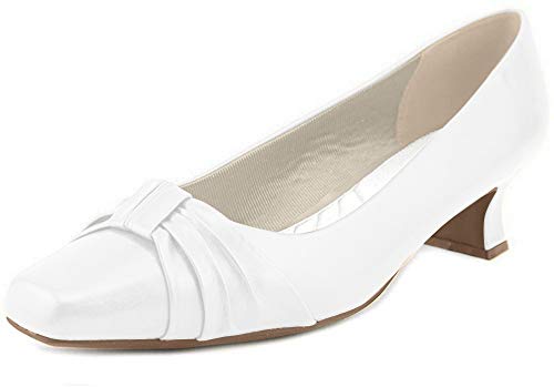 Easy Street Women's Waive Pump, White, 7.5