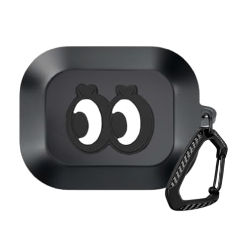 Image of Anvique Silicone Case Cover for Realme Buds Air 8, Dustproof and Shockproof Protection, Compatible with Realme Buds Air 8 (Black Eye)