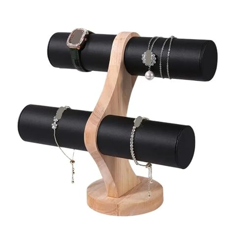 Support rigide à assembler pour montre et rangement bijoux double couche - 5