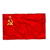 ソビエト連邦国旗 鮮やかな色 スポーツ 観戦 応援 90*150cm ポリエステル100％生地 3 X 5フィート