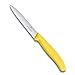 Victorinox 6.7736.L8 Couteau d’Office avec Lame Pointue/Tranchant denté, Acier Inoxydable, Jaune, 30 x 5 x 5 cm