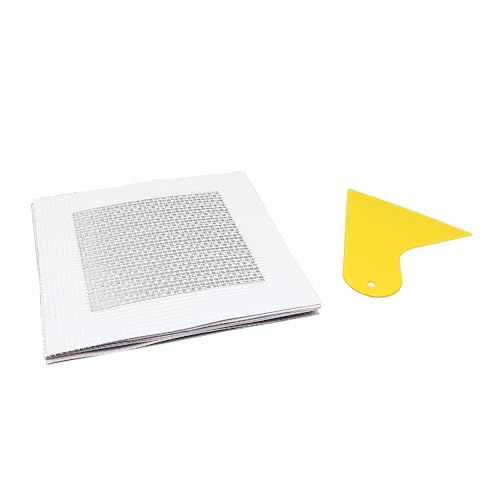 Hsthe Sea 8-teiliges Wand-Reparatur-Set, Robustes Netz-Trockenbau-Gipskarton-Reparatur-Patch-Set für Deckenlöcher (10,2 cm)