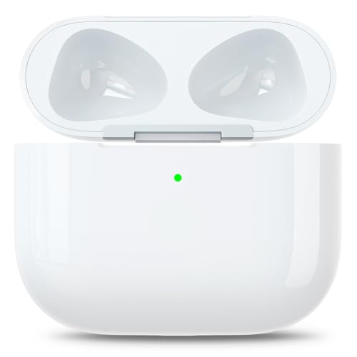 PIAQEIOZ 充電ケース AirPods 3との互換性あり AirPods 3充電用ケースのみ タイプc対応 エアーポッズ第3世代交換用充電器 Bluetoothペアリング ワイヤレス充電対応Type-c