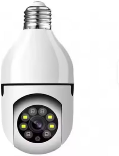 Câmera IP Lâmpada 8177 WiFi Full HD 1080p com Visão Noturna, Bivo...