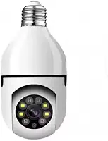 Câmera IP Lâmpada 8177 WiFi Full HD 1080p com Visão Noturna, Bivolt, Detecção de Movimento e Áudio Bidirecional