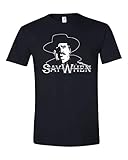 Say When Doc Holliday Men's T-Shirt - 2XL Black (ATA957)