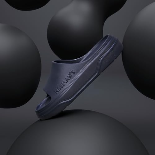 Image of Neeman's Cushers Slides for Men | CushyVerse Cushioned Waterproof Chappal | Arch Support Flip Flops & Sliders | Bounce Back Soft Cushioning Slipper for Daily Use