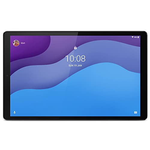 Lenovo Tab M10 HD 10.1 インチ第 2 世代タッチスクリーン タブレット (MediaTek Helio P22T、4GB RAM、64GB eMMC、Android 10) グレー