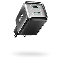 Anker Caricatore USB C 521 Nano Pro, compatto 40 W PIQ 3.0 a doppia porta USB-C compatibile con...