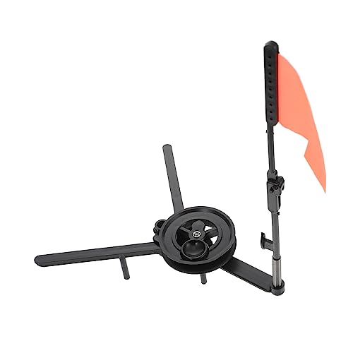 Yardwe Fishing Ice Tool Winter Tip-up Flag Portable Folding Flag for Ice Anglers