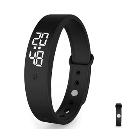 Silent Wake Up Wristband Alarm Clock for Men & Women, with Waterproof Design, Heavy Sleepers Bands