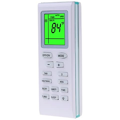 YING RAY Replacement for CIAC Air Conditioner Remote Control for Model CH43DX009-H3H1H CH43DX012-H3H1H CH43DX018-H3H1H CH43DX024-H3H1H Cover