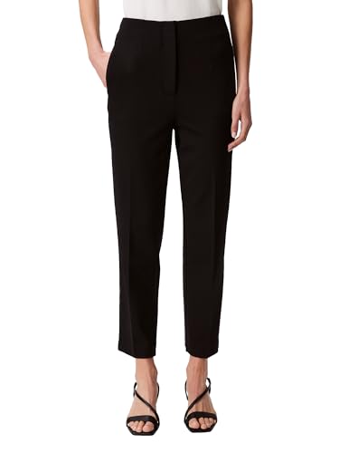 Calvin Klein Jeans Women's Ponte Cropped Straight Pants