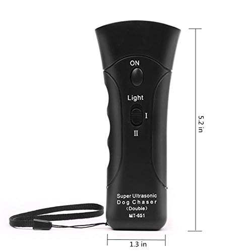 Repelente ultrassônico para cães da Alfaw, anti-latido eletrônico, anti-latido, portátil 3 em 1, tre