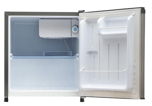 Image of Lloyd Mini Refrigerator with Freezer, 48 L, 1 Star, Direct Cool (Grey Metalic, GLDE061NMGCF)