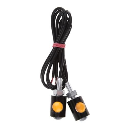 Clignotant universel 12V mini feu position latéral ambre pour moto sport