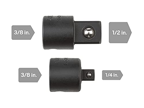 Image of TEKTON 3 /8 Inch Drive Impact Adapter /Reducer Set (2-Piece) | SIA91001