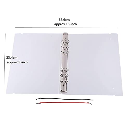 Image of Cutting Dies Storage Binders Stencil Storage Folders Scrapbooking Cutting Die Organizer Sticker Storage Transparent Bags (Folder Including 10pages)